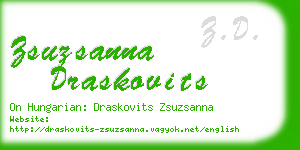 zsuzsanna draskovits business card